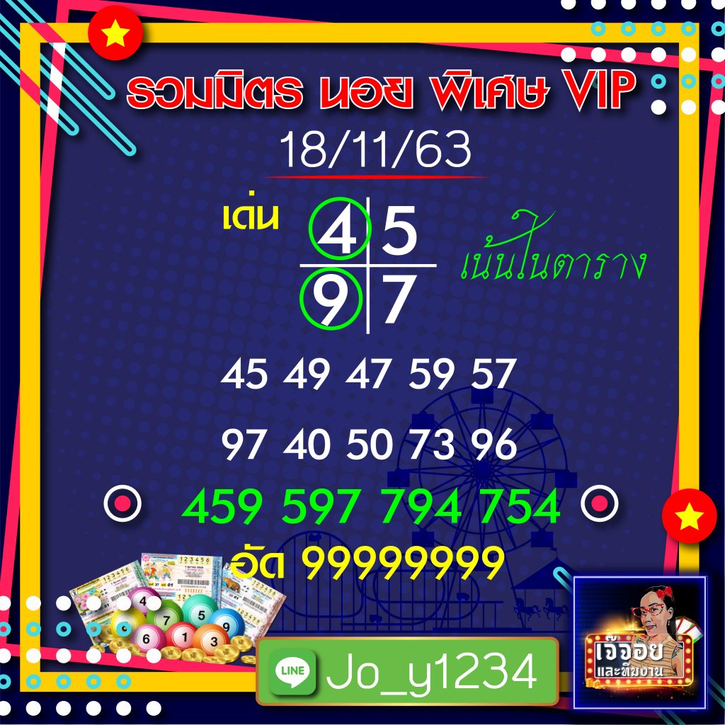 เจ๊จอยแนวทางฮานอยแม่นๆ 18/11/63