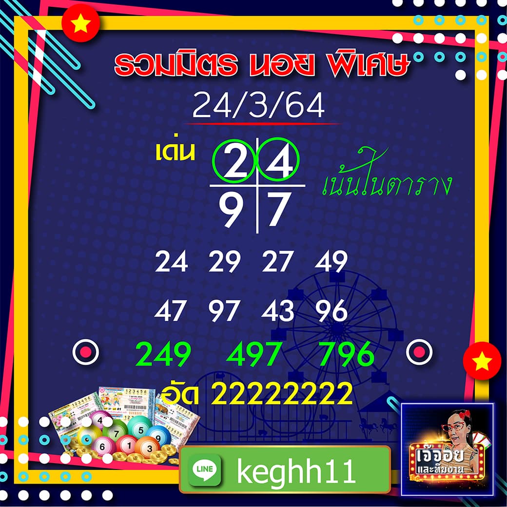 แนวทางฮานอย เจ๊จอย 24/3/64