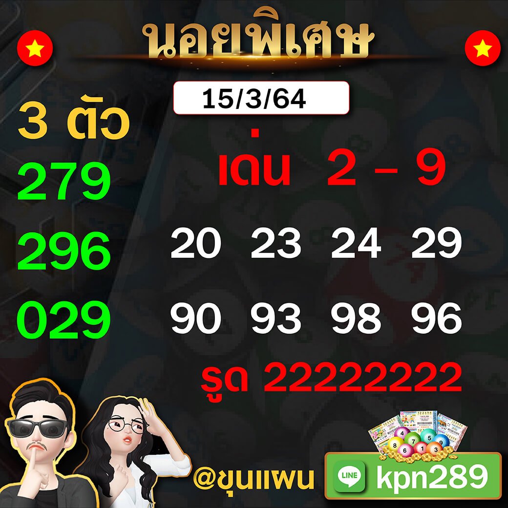 ขุนแผน แนวทางฮานอยพิเศษ 15/03/64