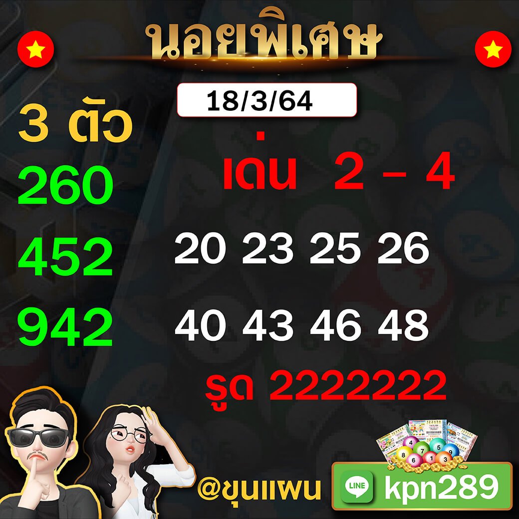 ขุนแผน แนวทางฮานอยพิเศษ 18/03/64