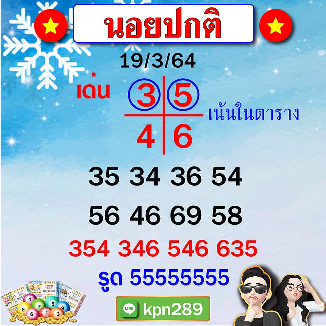 แนวทางหวยฮานอย แอดขุนแผน 19/3/64
