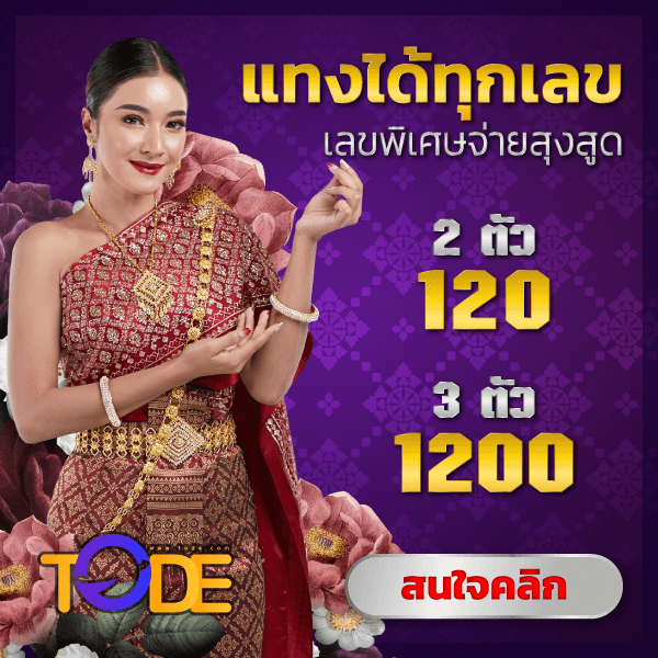 tode (โต๊ด) แทงหวยได้ทุกเลข