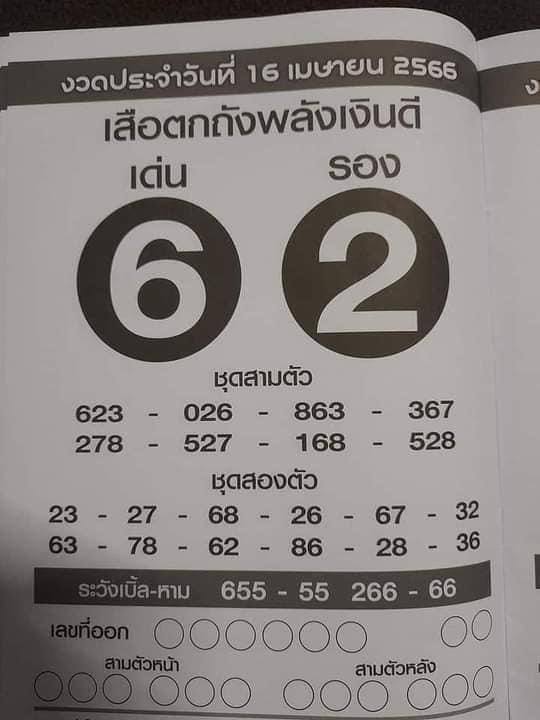 เสือตกถังพลังเงินดี 16/4/66