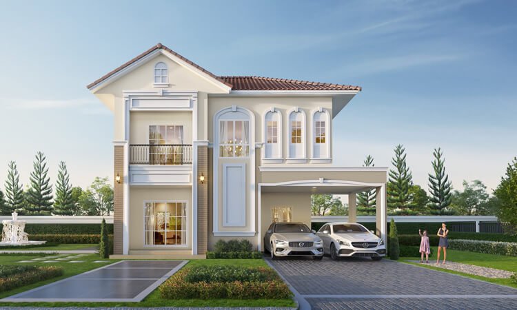 บ้านเดี่ยวหลังใหญ่