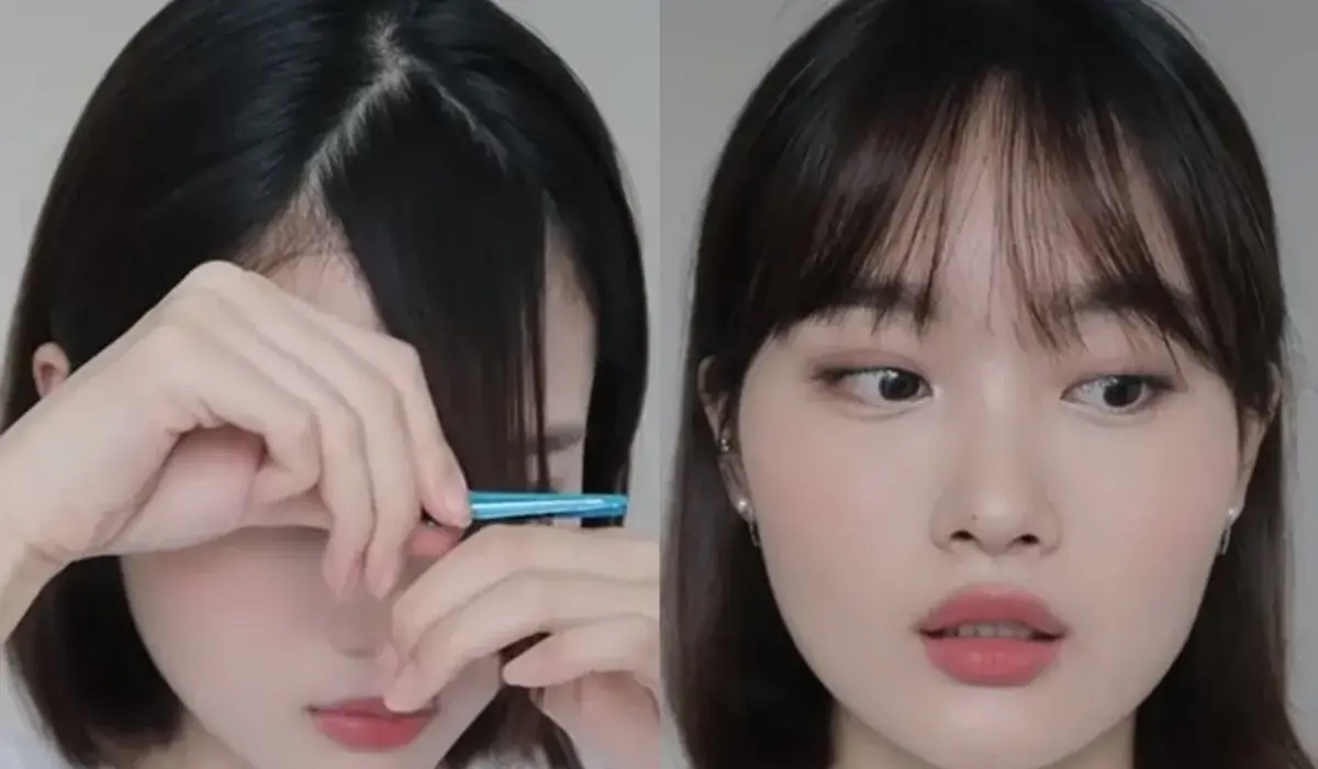 ตัดผมหน้าม้าเอง