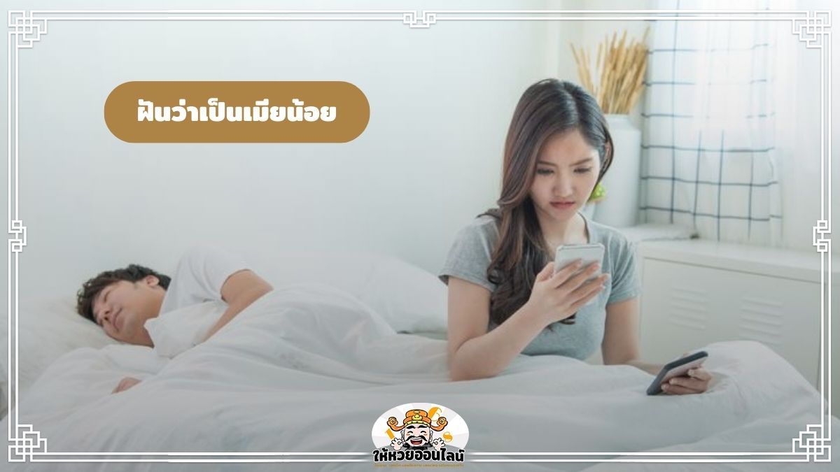 image-ฝันว่าเป็นเมียน้อย ทำนายฝันคนมีคู่ พร้อมตีเลขเด็ดลุ้นเงินแสน