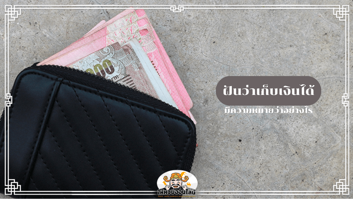 image-ฝันว่าเก็บเงินได้ หมายถึงอะไร? ใช่โชคลางหรือเสียงจากจิตใต้สำนึก!