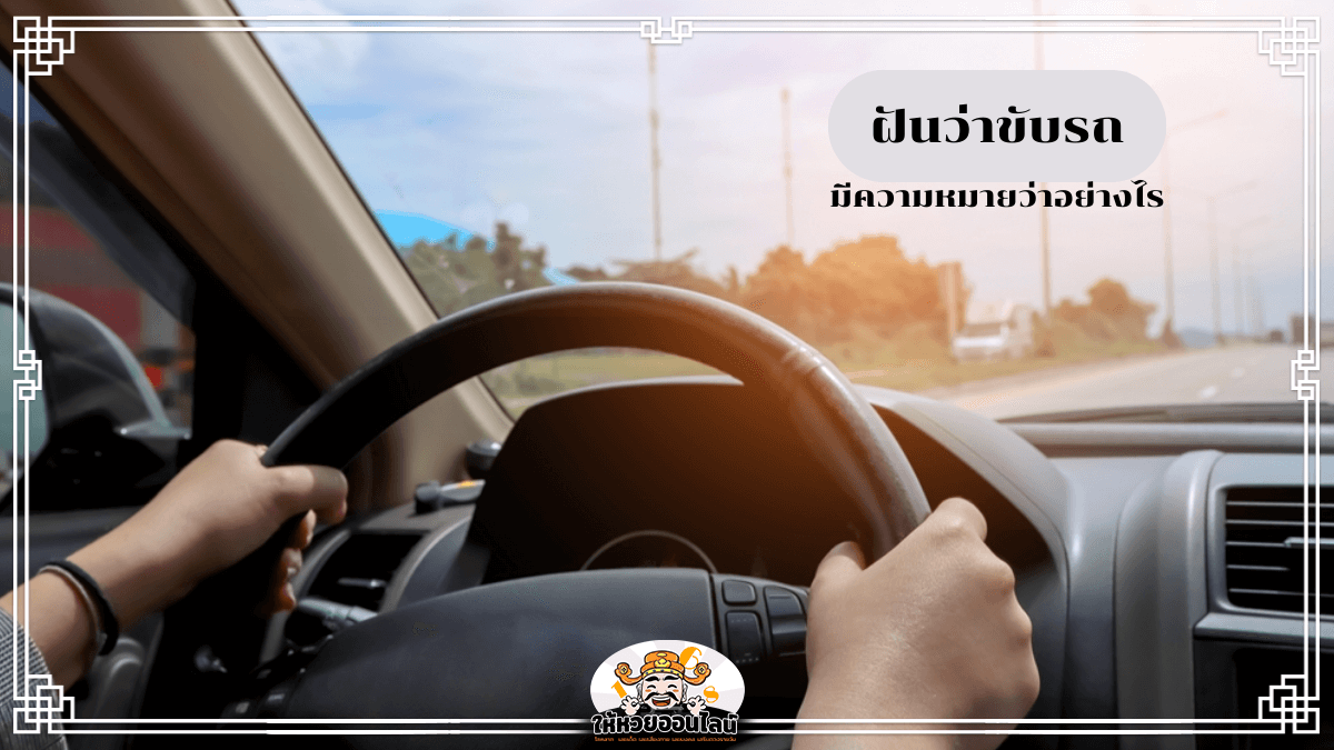 image-ฝันว่าขับรถ บอกลางดี ลางร้าย หรือโชคกำลังมาเยือนคุณ?