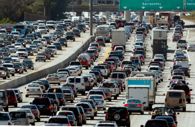 รถติดไฟแดง